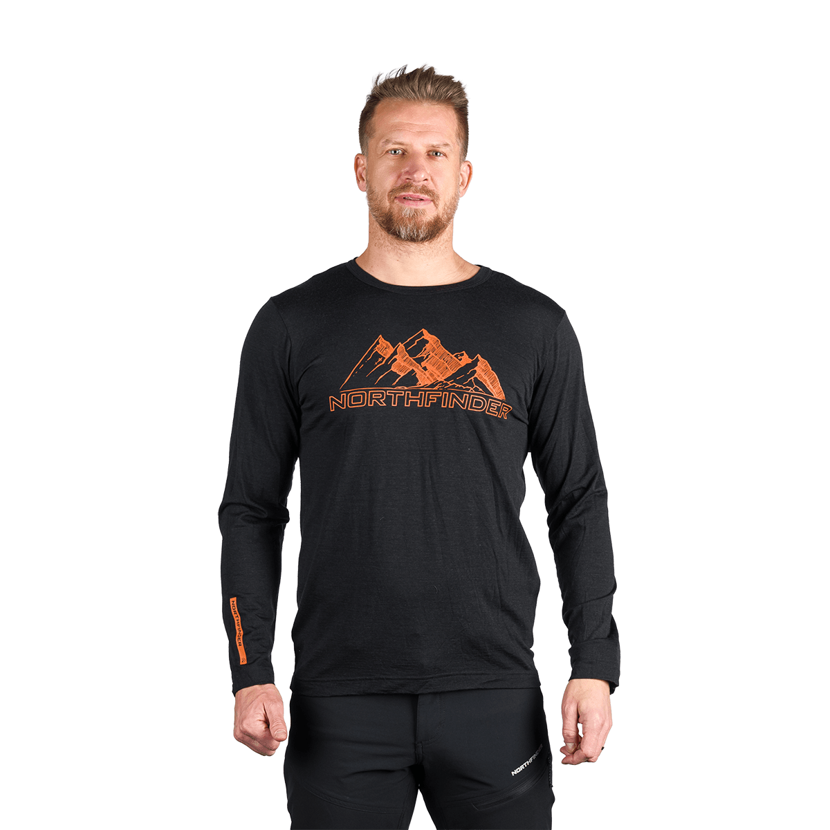 Tricou Bărbați Northfinder Erneszt Black