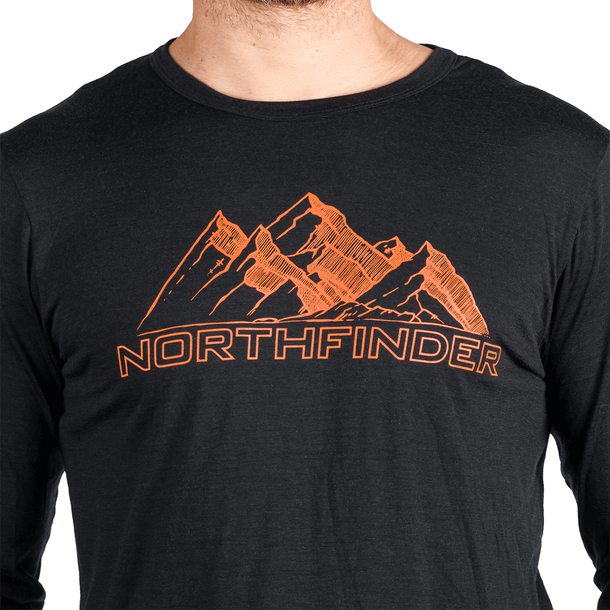 Tricou Bărbați Northfinder Erneszt Black