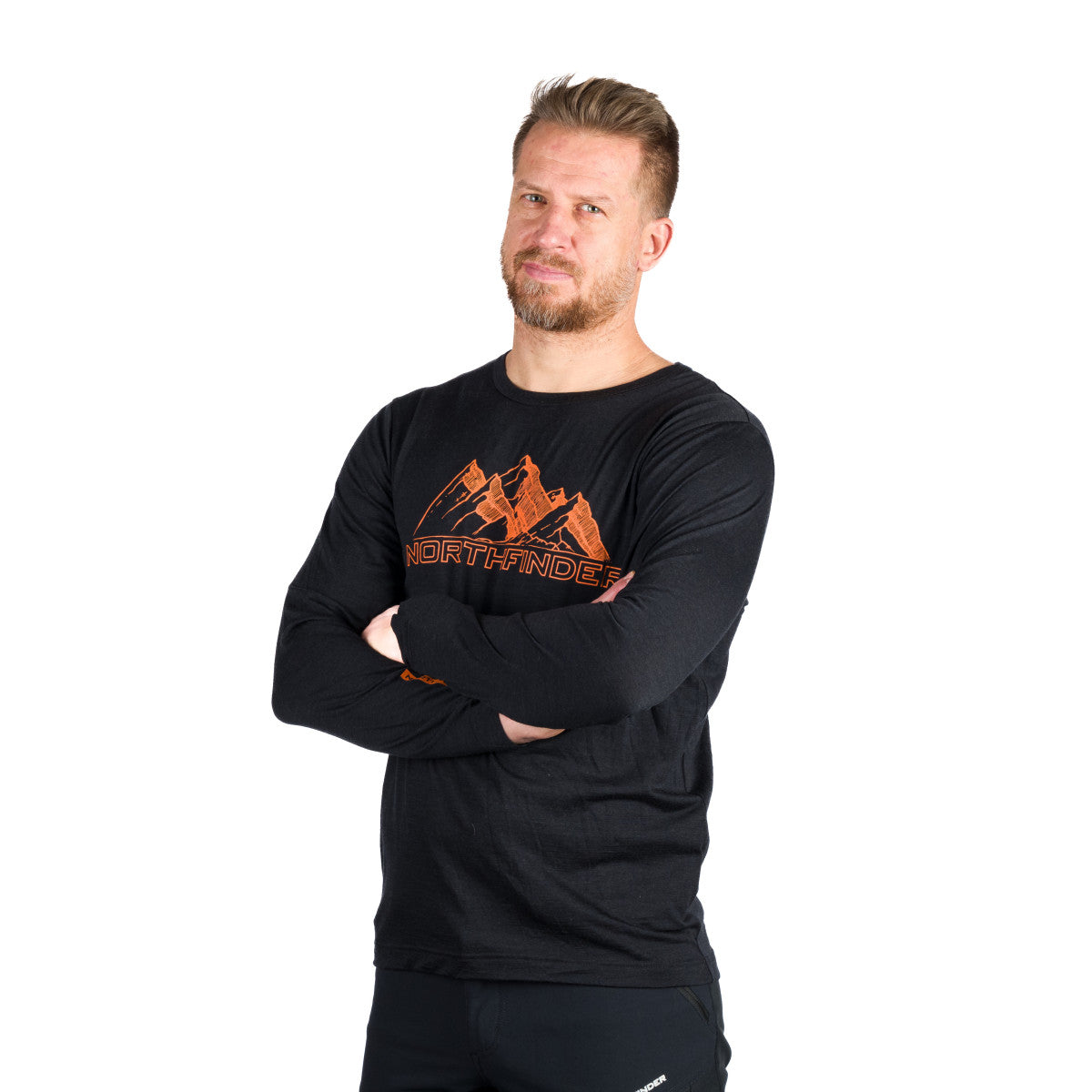 Tricou Bărbați Northfinder Erneszt Black