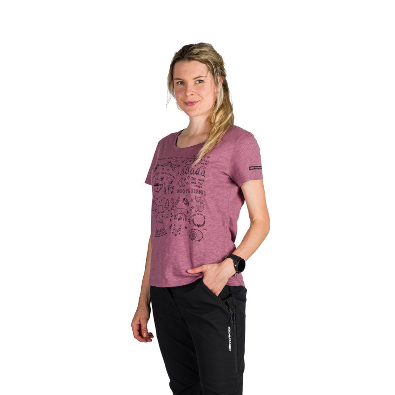 Tricou Dame Outdoor Northfinder Amie Redwine