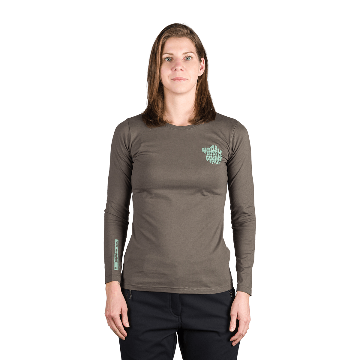 Tricou Dame Northfinder Hailie Dark Green