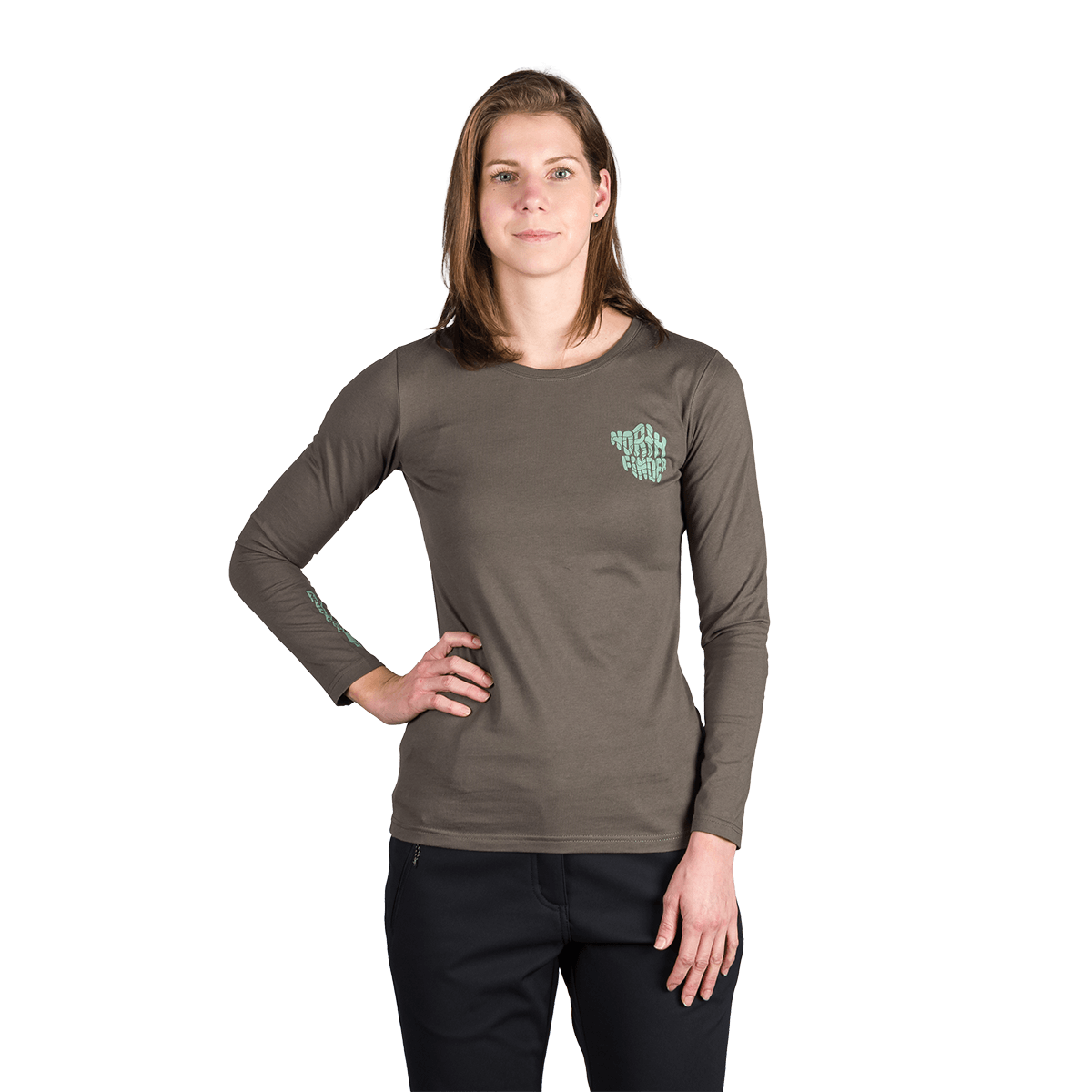 Tricou Dame Northfinder Hailie Dark Green
