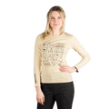 Tricou Dame Northfinder Riya Cream White