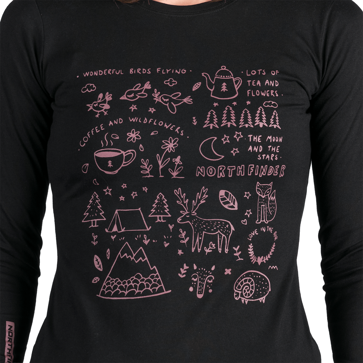 Tricou Dame Northfinder Riya Black