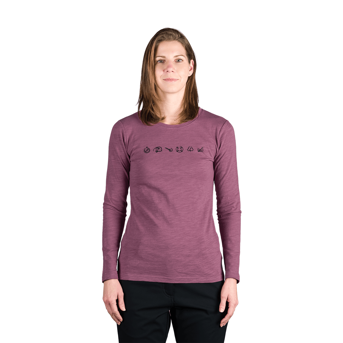 Tricou Dame Northfinder Elianna Rosewine