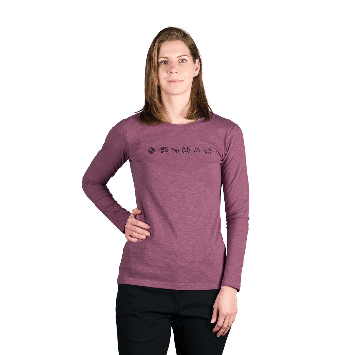 Tricou Dame Northfinder Elianna Rosewine