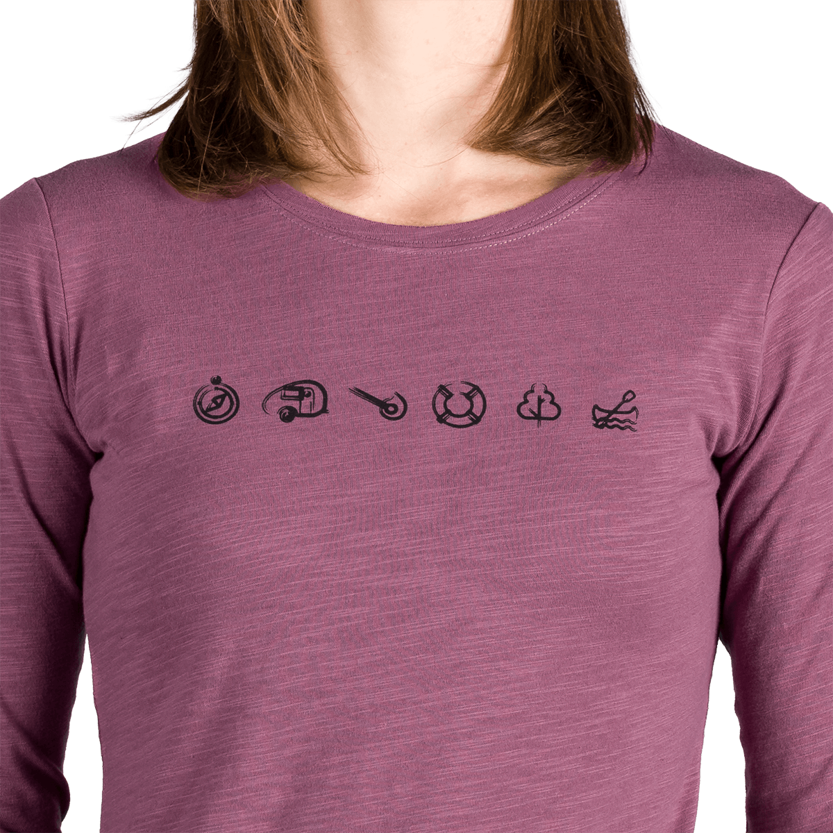 Tricou Dame Northfinder Elianna Rosewine
