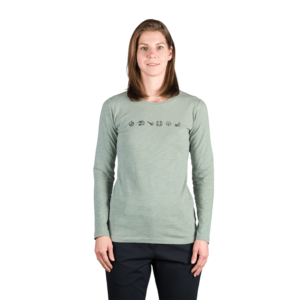 Tricou Dame Northfinder Elianna Ligh Green