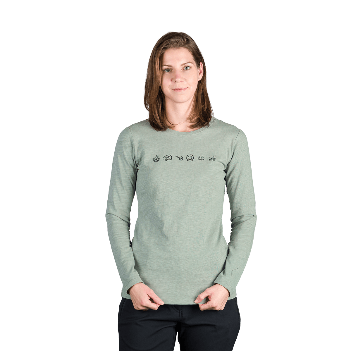 Tricou Dame Northfinder Elianna Ligh Green