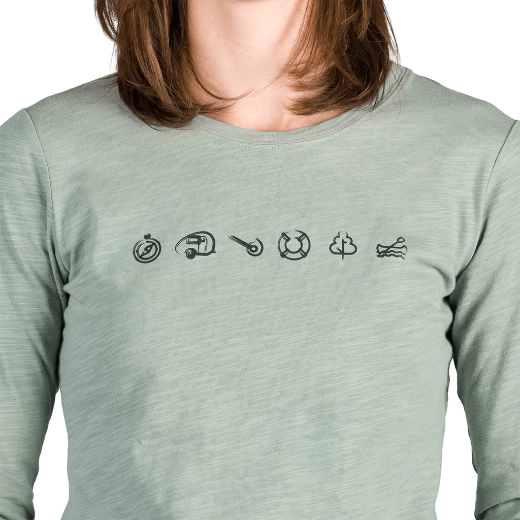 Tricou Dame Northfinder Elianna Ligh Green