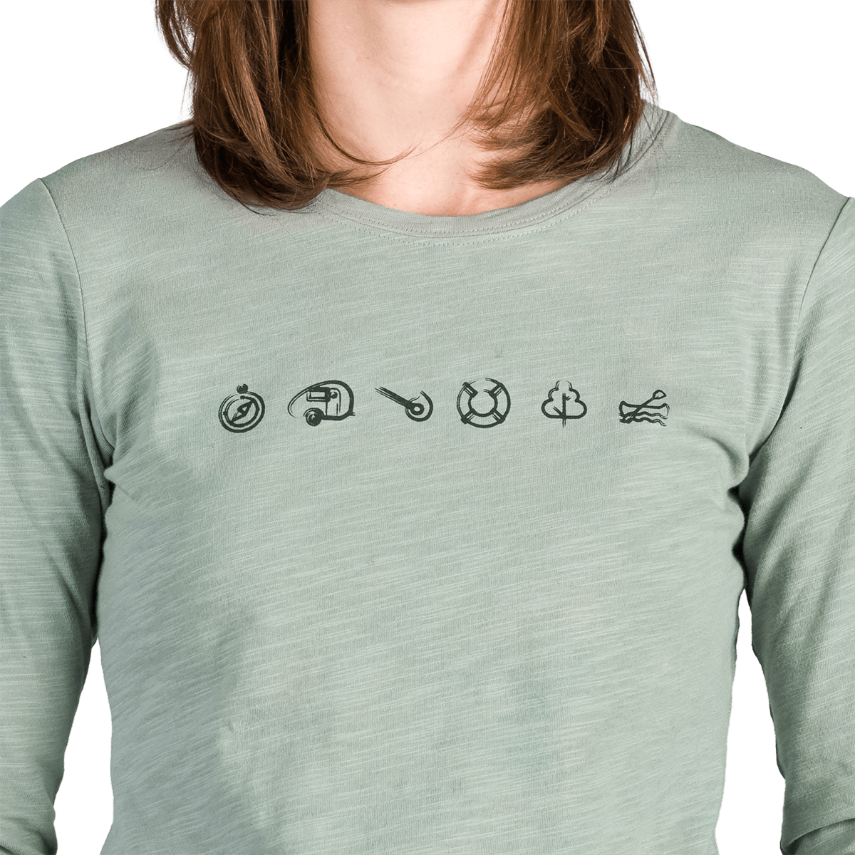 Tricou Dame Northfinder Elianna Ligh Green