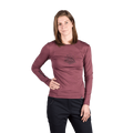 Tricou Dame Northfinder Aila Rosewine