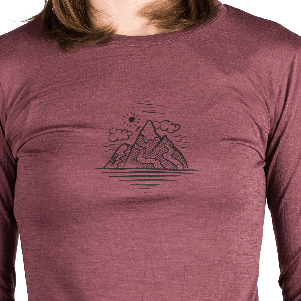 Tricou Dame Northfinder Aila Rosewine