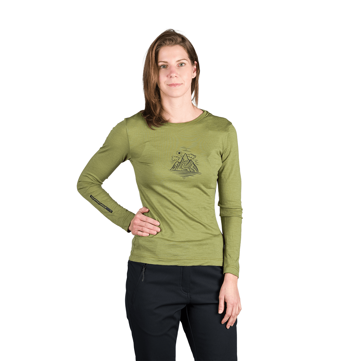 Tricou Dame Northfinder Aila Green