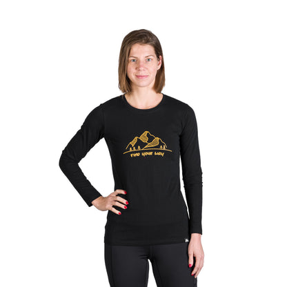 Tricou Dame Northfinder Sonya Black Longsleeve