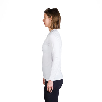 Tricou Dame Northfinder Sonya White Longsleeve