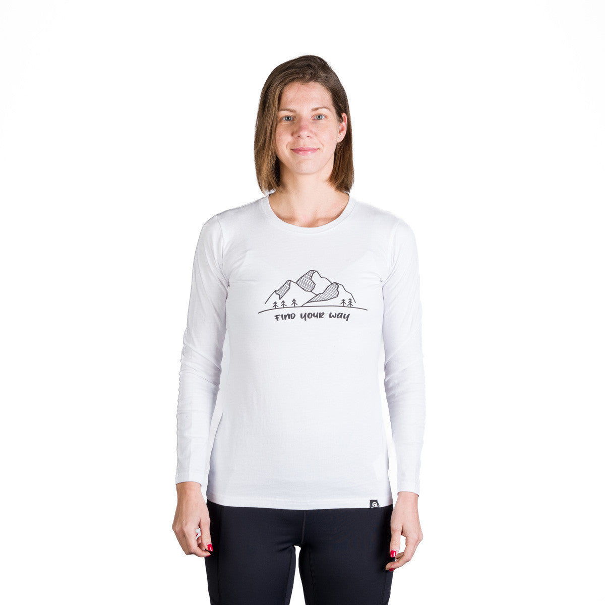 Tricou Dame Northfinder Sonya White Longsleeve