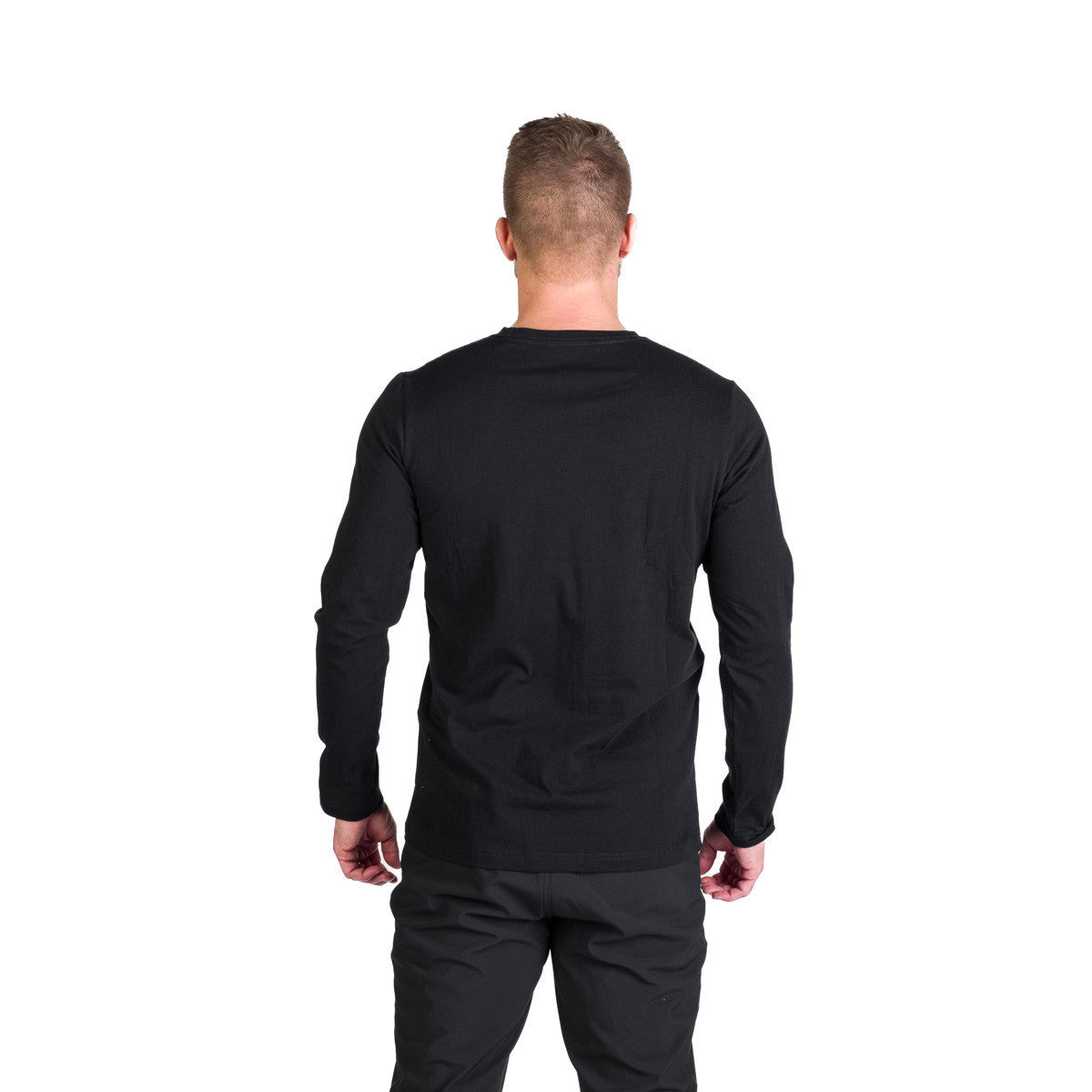 Tricou Bărbați Northfinder Clair Black Longsleeve