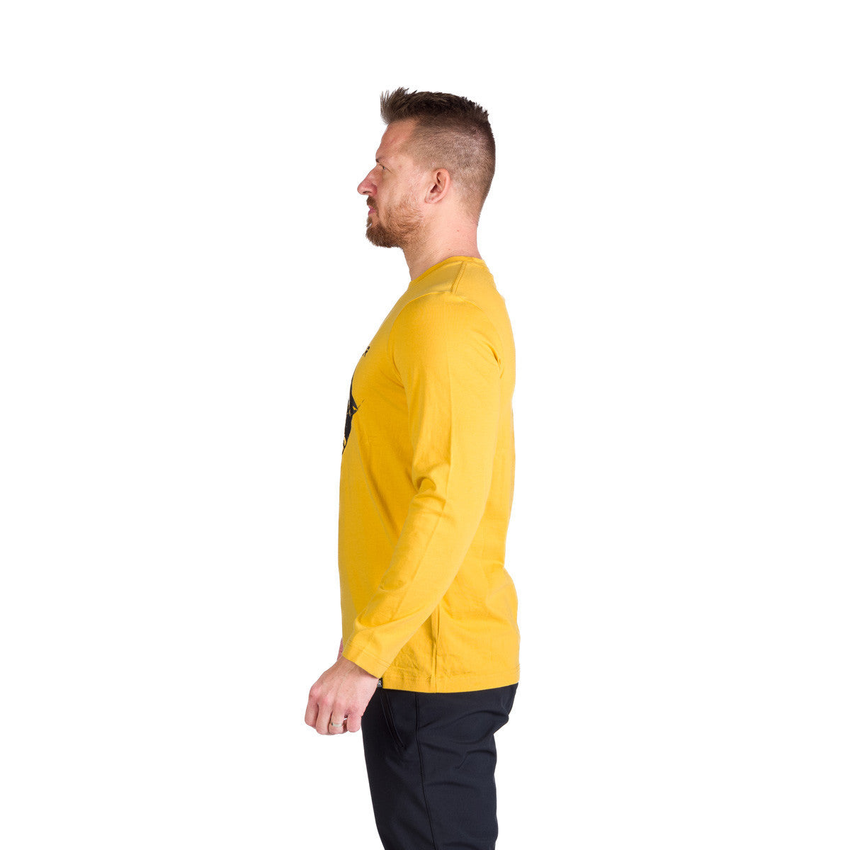 Tricou Bărbați Northfinder Clair Golden Yellow  Longsleeve