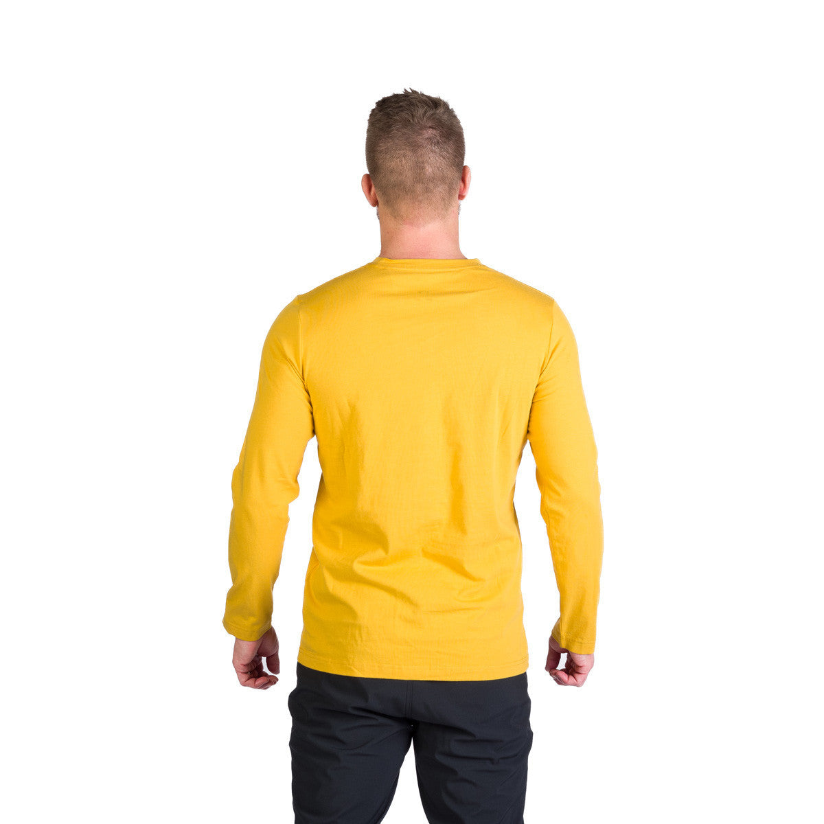 Tricou Bărbați Northfinder Clair Golden Yellow  Longsleeve