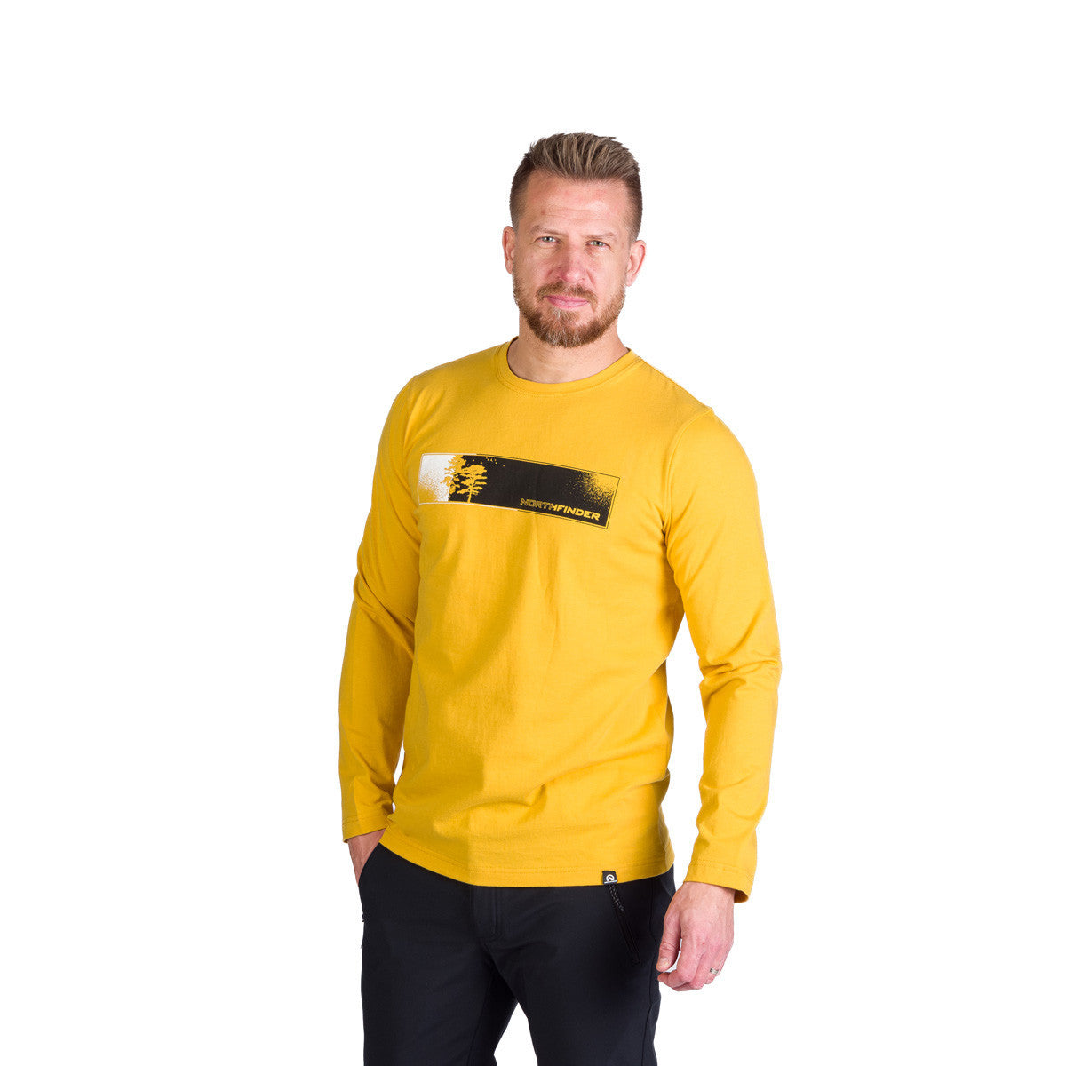 Tricou Bărbați Northfinder Rush Golden Yellow