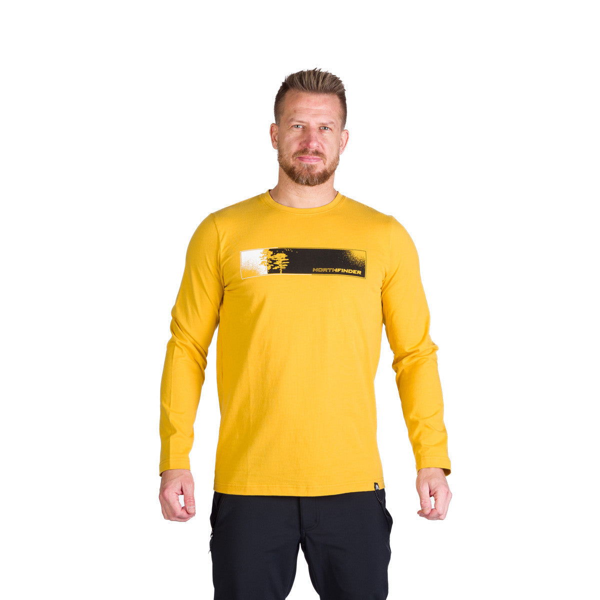 Tricou Bărbați Northfinder Rush Golden Yellow