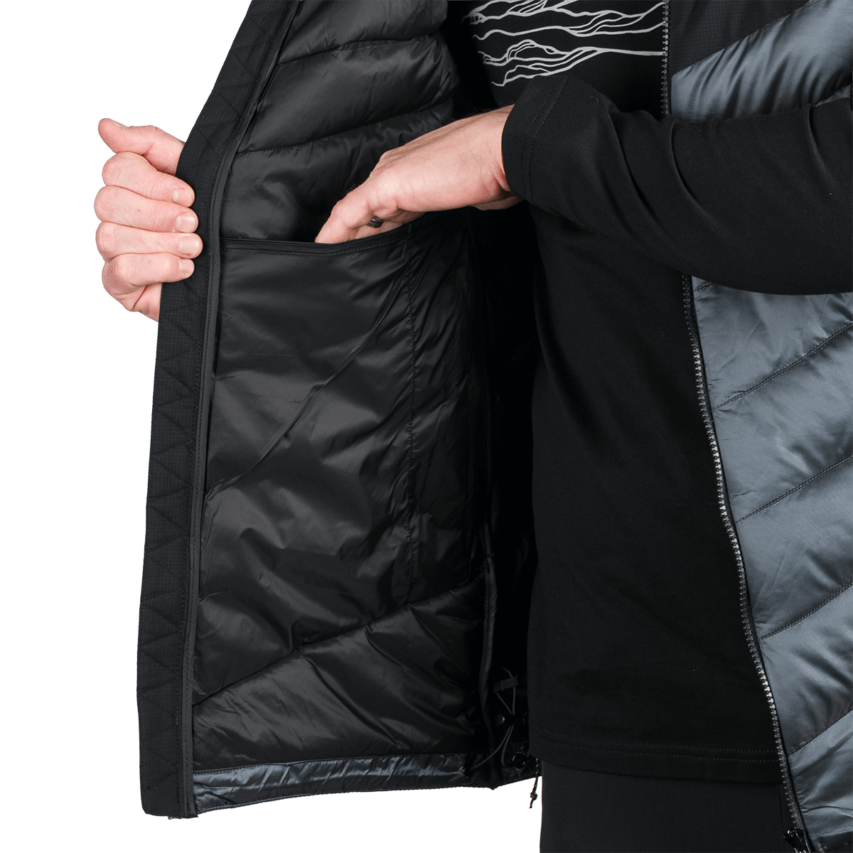 Vestă Bărbați Northfinder Jedrick Dark Blue Black