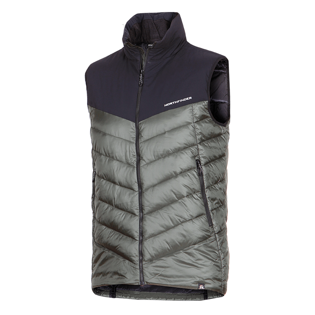 Vestă Bărbați Northfinder Jedrick Black Dark Green