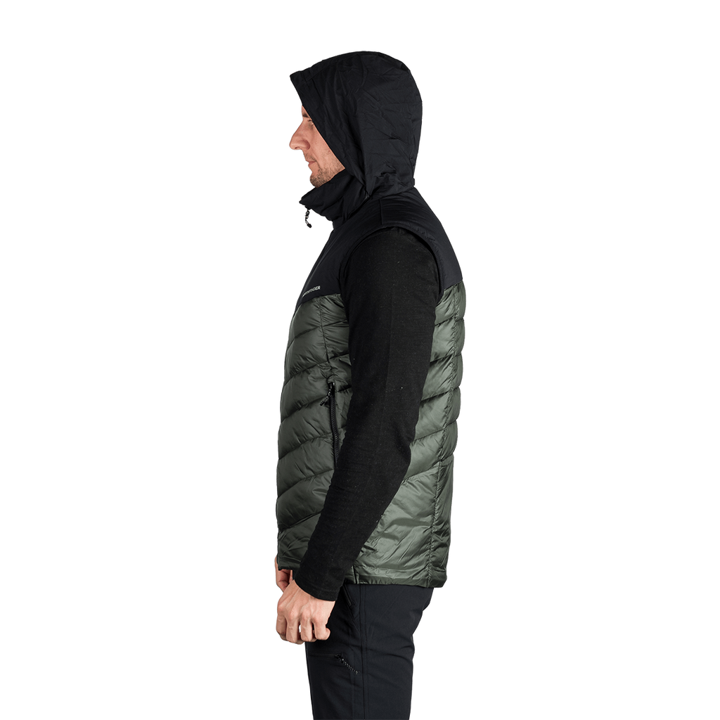Vestă Bărbați Northfinder Jedrick Black Dark Green
