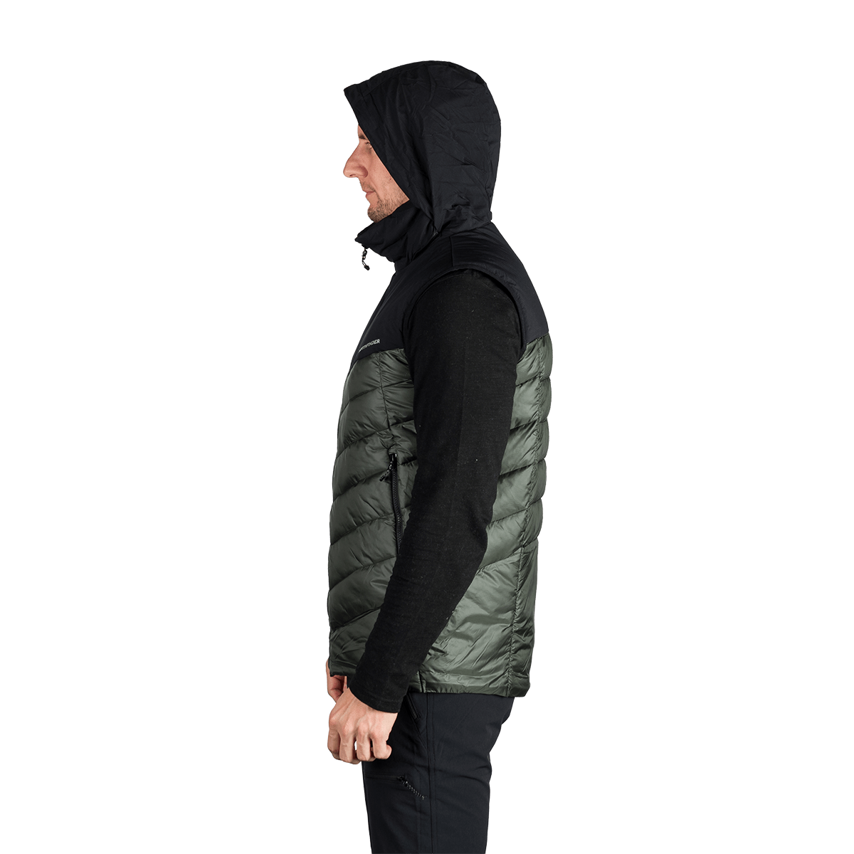 Vestă Bărbați Northfinder Jedrick Black Dark Green
