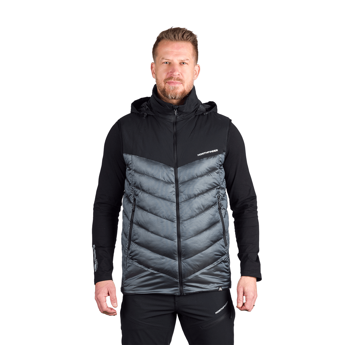 Vestă Bărbați Northfinder Jedrick Dark Blue Black