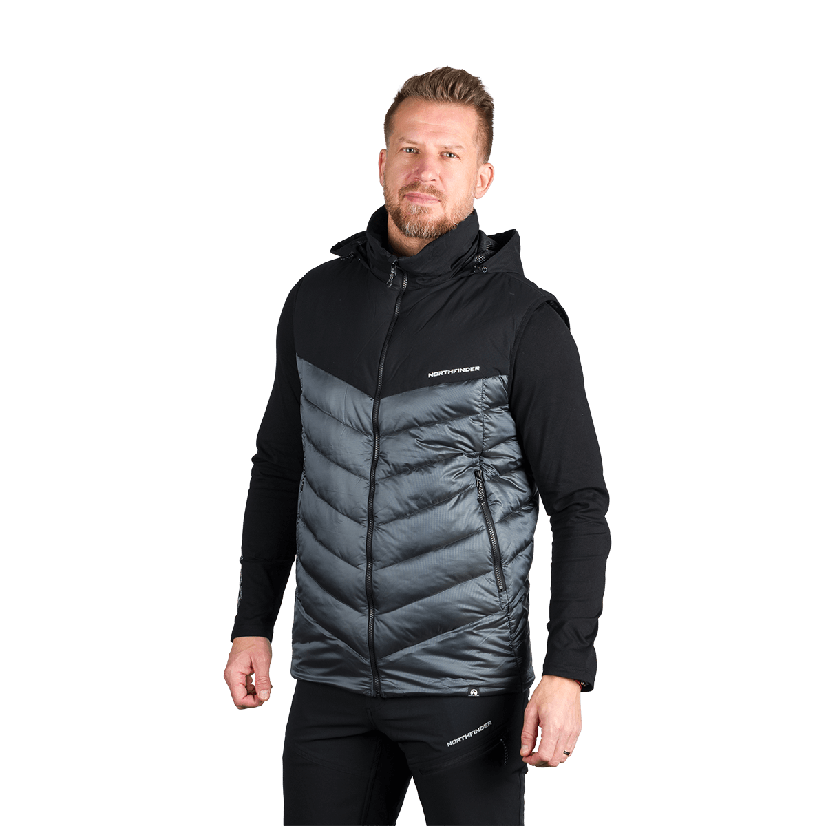 Vestă Bărbați Northfinder Jedrick Dark Blue Black