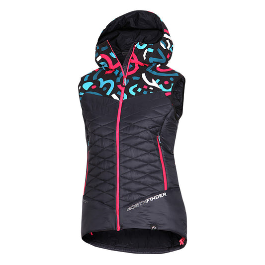 Vestă Primaloft Dame Northfinder Javorova 2 Multicolor