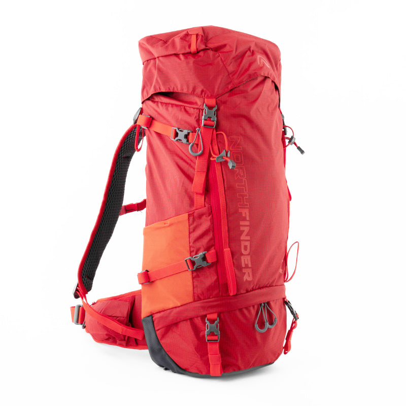 Rucsac Trekking Northfinder Annapurna Redorange 40+10l