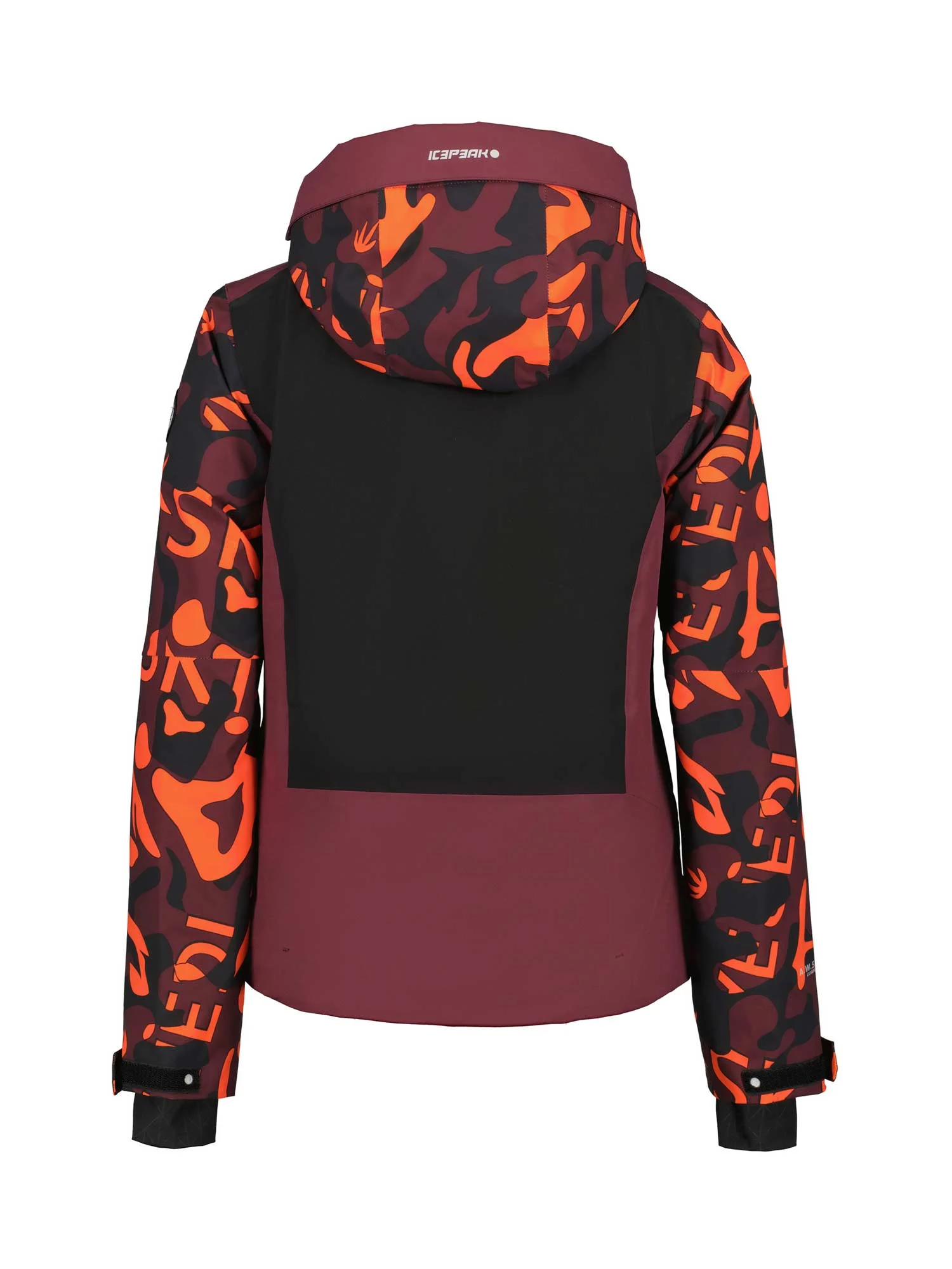 Geacă Dame Icepeak Ellrich Black/Orange