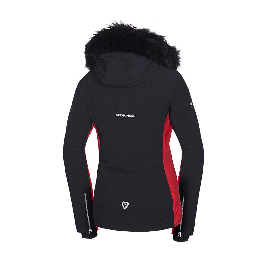 Geacă Dame Northfinder Blanche Black Red